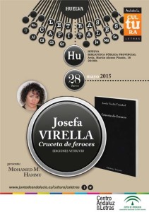 Josefa Virella presenta su nuevo libro en la Biblioteca de Huelva.