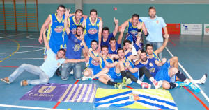 Triunfo trabajado del CB Beas en el Campeonato Provincial Senior de baloncesto. / Foto: www.fabhuelva.org.