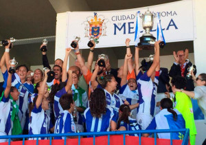 Nuevo reconocimiento al Sporting por su triunfo en la Copa de la Reina.