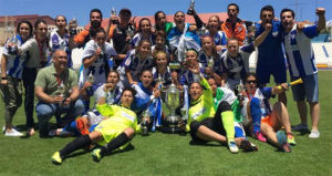 El Fundación Cajasol Sporting, campeón de la Copa de la Reina. / Foto: @rfef.