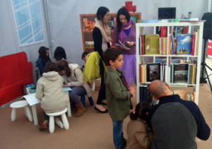 Actividad de fomento de la lectura en Aracena.