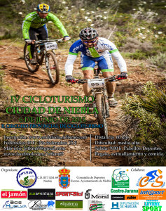 Cartel anunciador de la prueba cicloturista del día 6 de junio en Niebla.