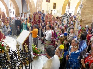 La recepción de las Hermandades Filiales congregó a muchos devotos.