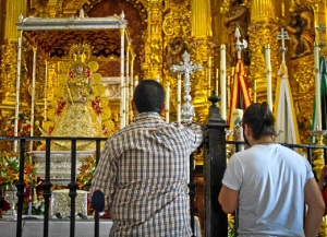 El interior actual de la ermita.