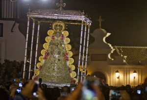 La Virgen se recogerá por la mañana. / Foto: J. Norte.