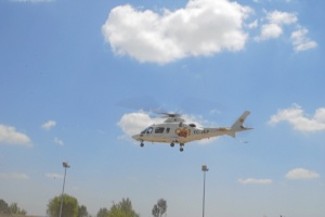 Un helicóptero participando en el Plan Romero del año pasado.