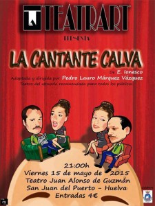 Cartel de 'La cantante calva'.