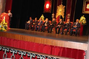 Pregón de la Hermandad del Rocío de Huelva en el Gran Teatro.