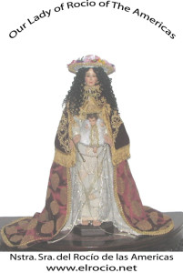 Nuestra Señora del Rocío de Las Américas vestida de pastora. / Foto: www.elrocio.net