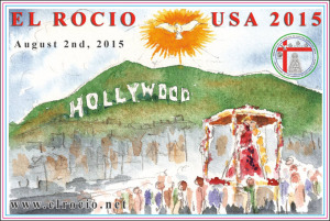Cartel de la romería californiana de 2015.