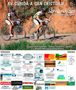 Cartel anunciador del evento ciclista que tendrá lugar este domingo.