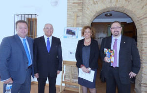 Emilio Cortés Bechiarelli, Antonio de Vega, Yolanda Pelayo y Miguel Ángel Núñez Paz.