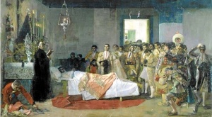 'La muerte del maestro', de Villegas Cordero.