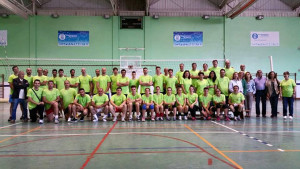 Los participantes en el III Memorial Manolo Arias, en el que también se recordó a Manuel Sánchez.