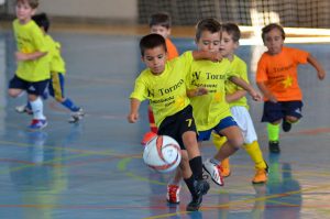 Más de 700 niños van a participar en este torneo de fútbol sala de base.