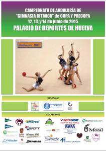 Cartel del Campeonato de gimnasia rítmica que se celebrará este fin de semana.