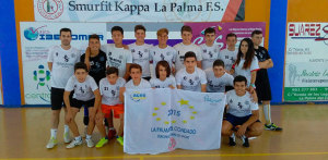 Equipo cadete de La Palma FS, único representante andaluz en el prestigioso torneo en El Escorial.