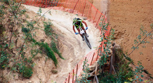 El circuito muy técnico dejó imágenes de puro BTT.