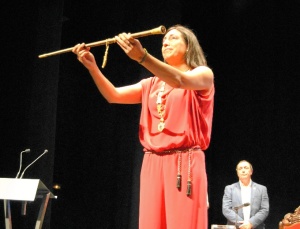 Loles López, alcaldesa de Valverde del Camino.