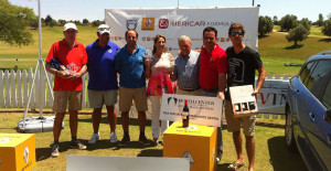 Los ganadores en la prueba disputada en Jerez del Circuito Atlántico de Golf.