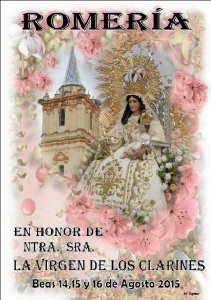 Cartel oficial de la Romería de los Clarines de Beas.