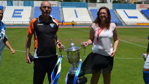 La Copa de la Reina, la joya de la corona para el Fundación Cajasol Sporting y un orgullo para Manuela Romero.