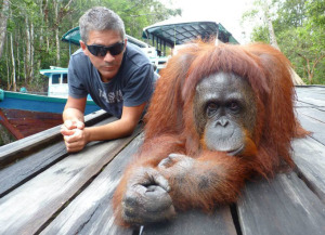 Quino en el Parque Nacional de Tanjung Puting (Indonesia).