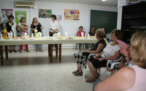 Miembros de la Asociación de personas afectadas de fibromialgia de Cartaya.