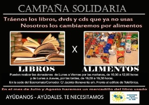 Cartel oficial de la campaña solidaria.