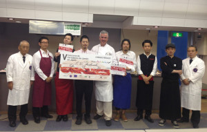 Finalistas y ganador de la edición de Tokio, Kaito Kakiuchi, del restaurante nipón Ibérico-Ya Roppongi.