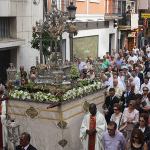 Custodia con el Corpus Christi.