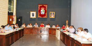 Pleno en el Ayuntamiento de Isla Cristina.