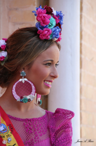 Belen Contreras es la reina de las fiestas. / Foto: Juan Antonio Ruiz.