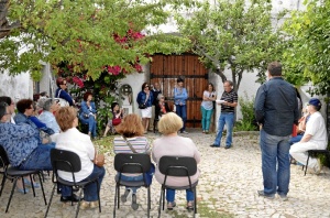 Además de un recorrido turístico tuvieron lugar varias lecturas.