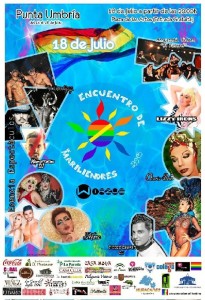 Cartel promocional del evento 'Encuentro Mariliendres 2015' en Punta Umbría.