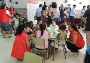 Los niños ya disfrutan de las actividades de este campamento.