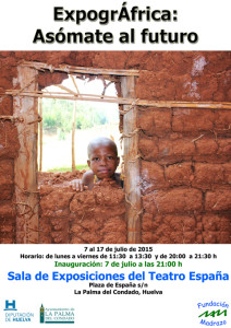 Cartel de la exposición ExpogrÁfrica: asómate al futuro.