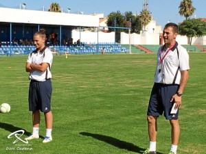 El campus contó con Sara Serrat, portera del Sporting de Huelva y campeona de la Copa de la Reina 2014/21015, como invitada especial.