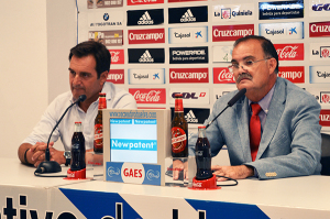 Antonio Martín junto a Benjamín Naranjo en rueda de prensa