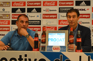 Manolo Toledano en su presentación como Secretario Técnico albiazul