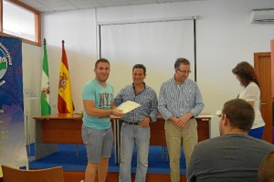 Entrega de diplomas del curso 'Huelva Avanza II'.