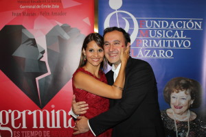 Virginia Carmona y David Romero, dos de los protagonistas del musical. 