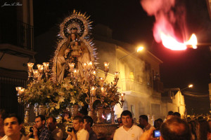 Procesión de la Virgen del Carmen por San Juan en 2014. / Foto: Juan Antonio Ruiz.