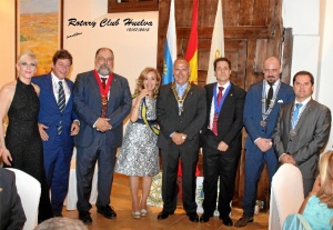 Nueva Junta Directiva de Rotary Club de Huelva.