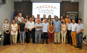 Nueva junta de la Mancomunidad de Desarrollo Condado de Huelva para el periodo 2015-2019.