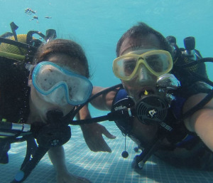 Bautismo de buceo en Islantilla.