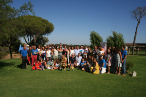 Participantes en el I Torneo de Golf Ángel Muriel.