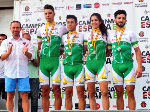 Los miembros de la Selección Andaluza de BTT.