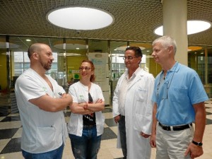 Grupo de investigadores del complejo hospitalario 