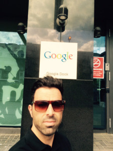 Abraham ha estado en la sede de Google en Dublín en el marco del proyecto Embajadores.